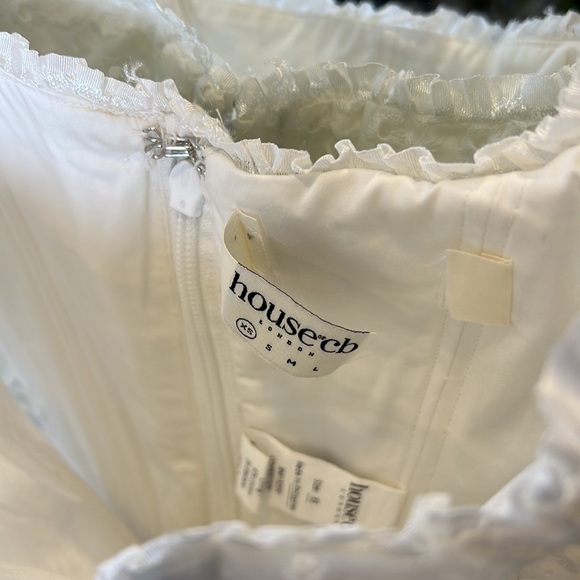HOUSE OF CB 'Catalina' White Broderie Anglais Corset NWOT - Picture 13 of 13